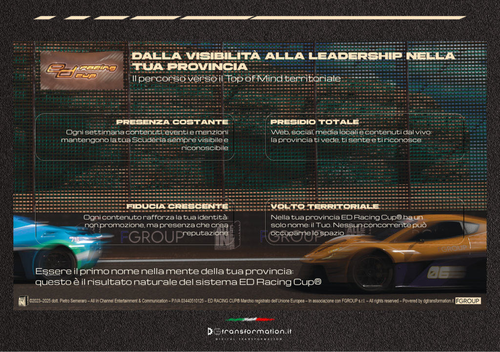 Slide9 descrittiva progetto ED Racing Cup