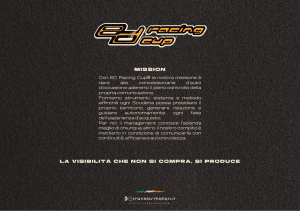 ED Racing Cup®: la mission. La visibilità che non si compra, si produce